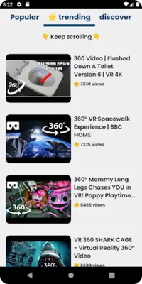 VR Videos 360 android App screenshot 0